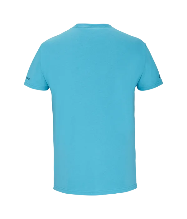 Playera Babolat Cotton Juan Lebron Cyan 2025 T-Shirt