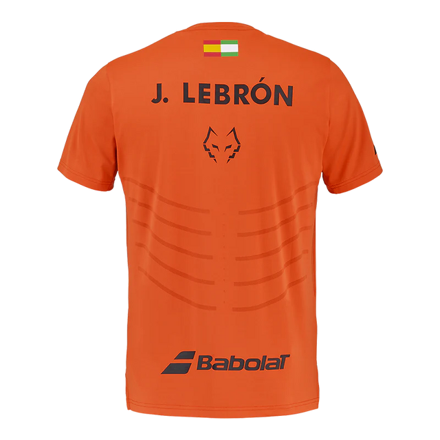 Playera Babolat Réplica Red/Orange 2026 J. Lebrón
