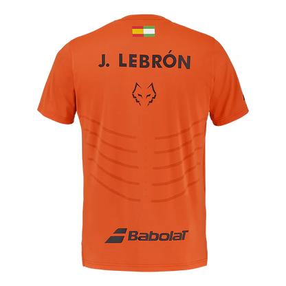Playera Babolat Réplica Red/Orange 2026 J. Lebrón