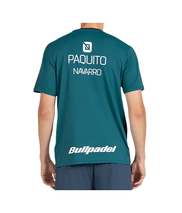 Playera Bullpadel Paquito Verde Oscuro 2025