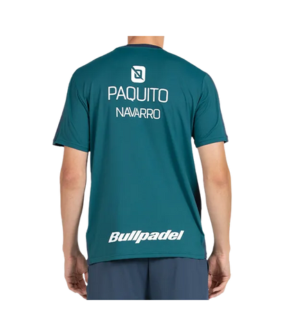 Playera Bullpadel Paquito Verde Oscuro 2025