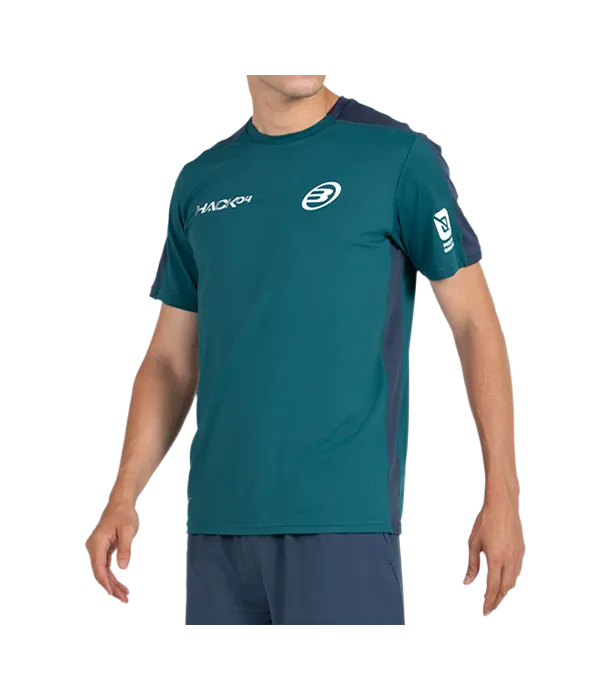 Playera Bullpadel Paquito Verde Oscuro 2025