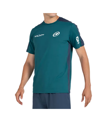 Playera Bullpadel Paquito Verde Oscuro 2025