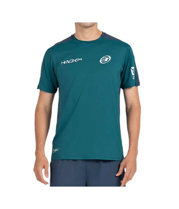 Playera Bullpadel Paquito Verde Oscuro 2025