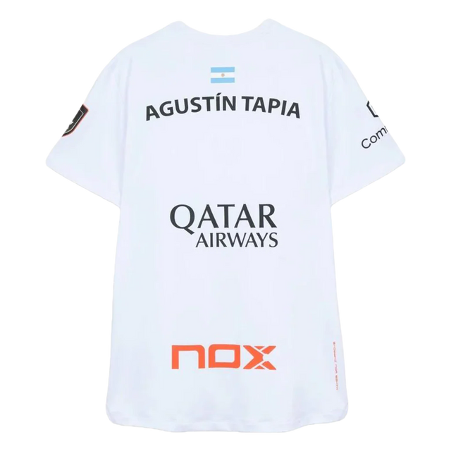 Playera NOX Sponsors AT10 Light Grey 2026 A. Tapia