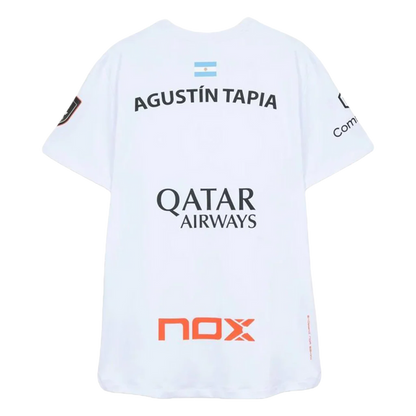 Playera NOX Sponsors AT10 Light Grey 2026 A. Tapia