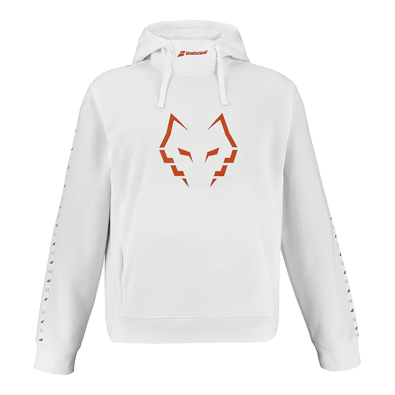 Sudadera Babolat White/White 2026 J. Lebrón