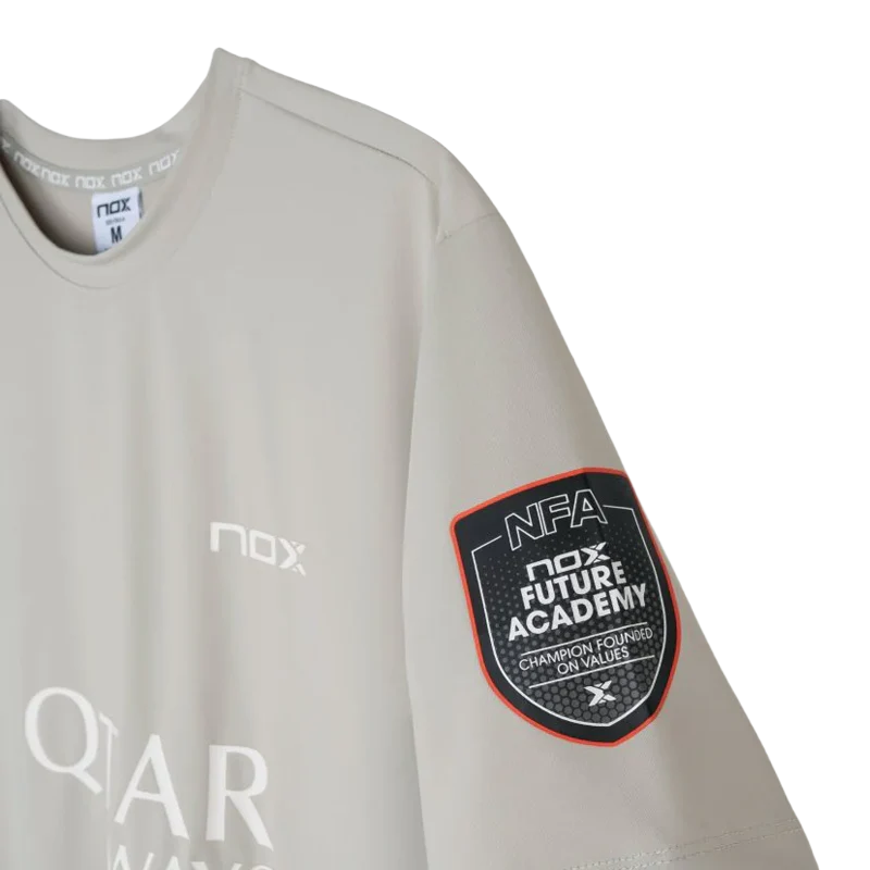 Playera NOX Sponsors AT10 Light Grey 2026 A. Tapia