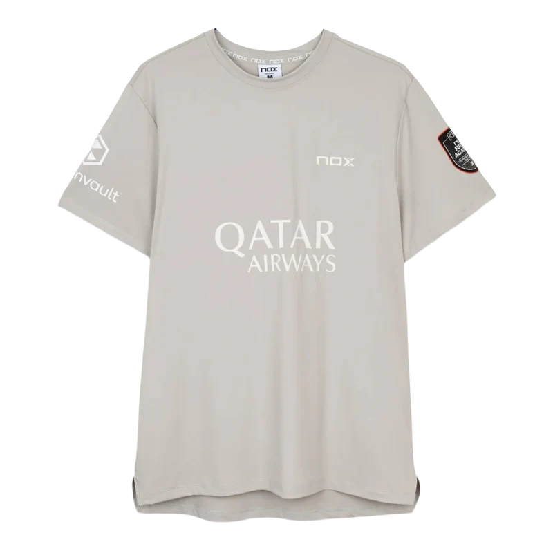 Playera NOX Sponsors AT10 Light Grey 2026 A. Tapia