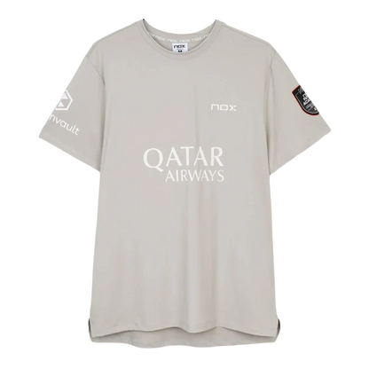 Playera NOX Sponsors AT10 Light Grey 2026 A. Tapia