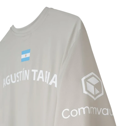 Playera NOX Sponsors AT10 Light Grey 2026 A. Tapia