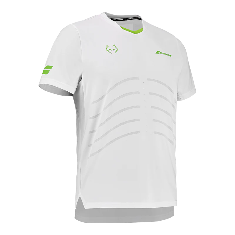 Playera Babolat Réplica White/White 2026 J. Lebrón