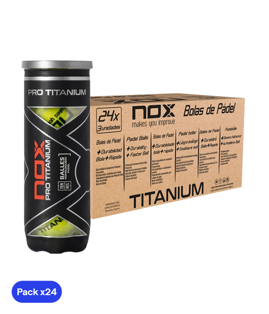 Pelotas NOX Pro Titanium Ball Drawer (Caja con 24)