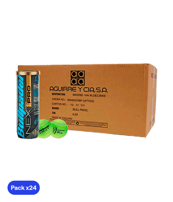 Pelotas Bullpadel Next Pro Ball Box (Caja con 24)