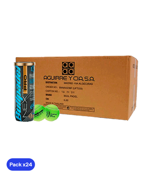 Pelotas Bullpadel Next Pro Ball Box (Caja con 24)