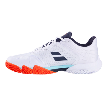 Tenis Babolat Jet Premura 3 White/Orange 2026 J. Lebrón