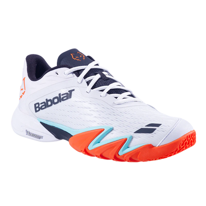 Tenis Babolat Jet Premura 3 White/Orange 2026 J. Lebrón