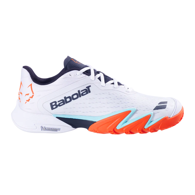 Tenis Babolat Jet Premura 3 White/Orange 2026 J. Lebrón