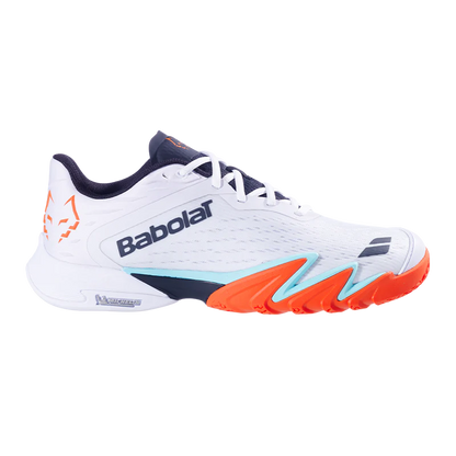 Tenis Babolat Jet Premura 3 White/Orange 2026 J. Lebrón