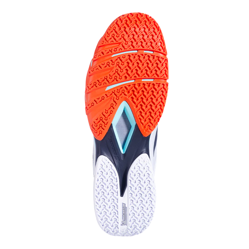 Tenis Babolat Jet Premura 3 White/Orange 2026 J. Lebrón