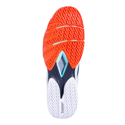 Tenis Babolat Jet Premura 3 White/Orange 2026 J. Lebrón